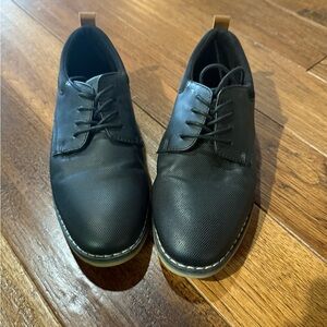 Classic Boys Black Dress Shoes
